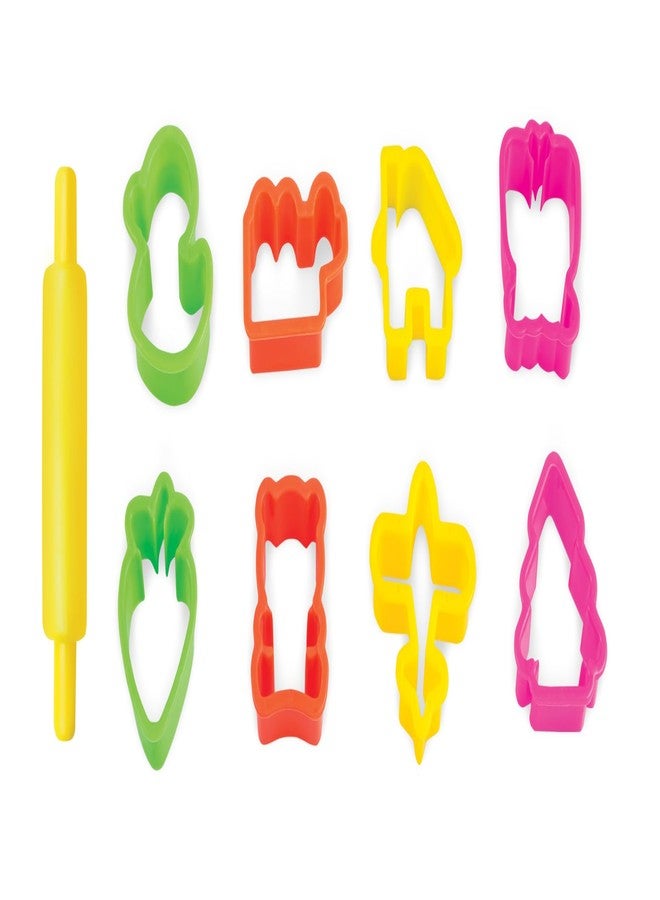 أبسارا مجموعة طين تشكيل أفسارا غير سام فائق النعومة، 12 لونًا متعدد الألوان | ناعم، لا يجف، صحي وغير لزج | تتضمن 8 ألعاب وبكرة واحدة | عبوة واحدة - Image 4